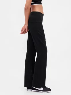 GapFit Smooth Foldover Mini Flare Leggings