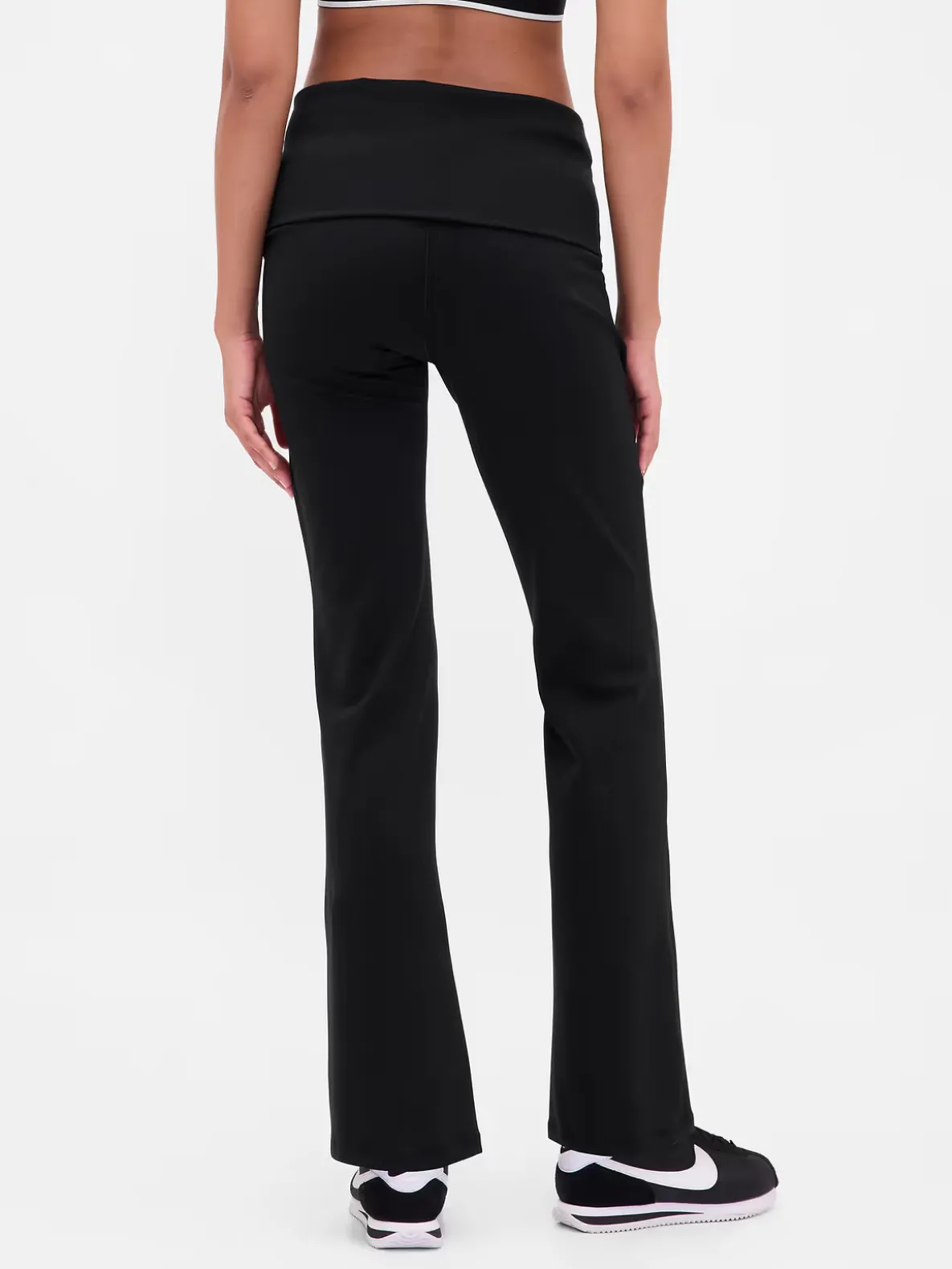 GapFit Smooth Foldover Mini Flare Leggings