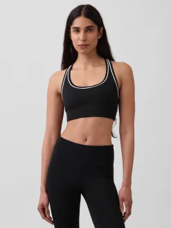 GapFit Smooth Medium Impact Racerback Sports Bra