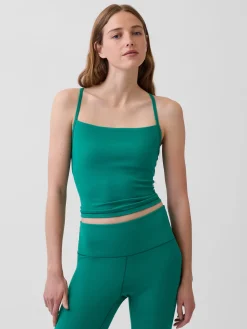 GapFit Smooth Racerback Crop Tank Top