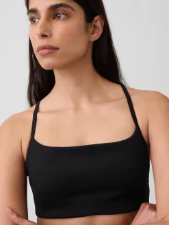 GapFit Smooth Racerback Sports Bra