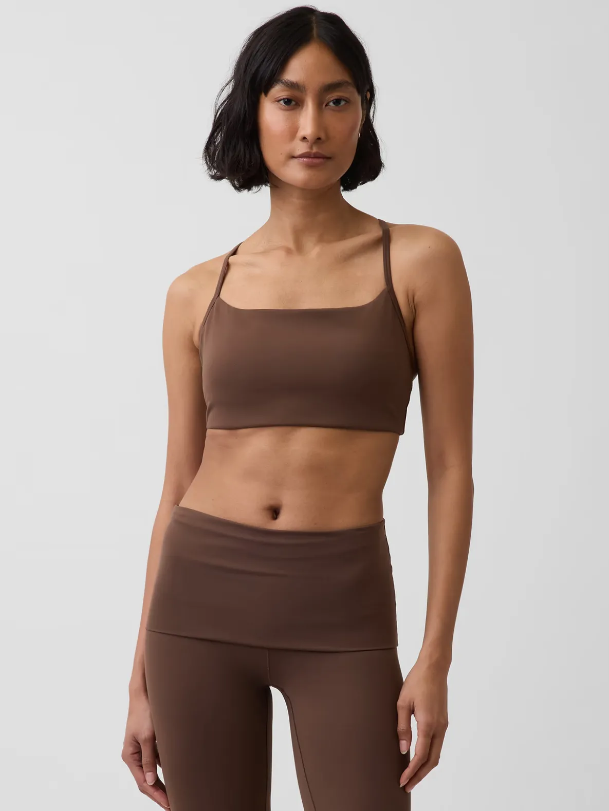 GapFit Smooth Racerback Sports Bra