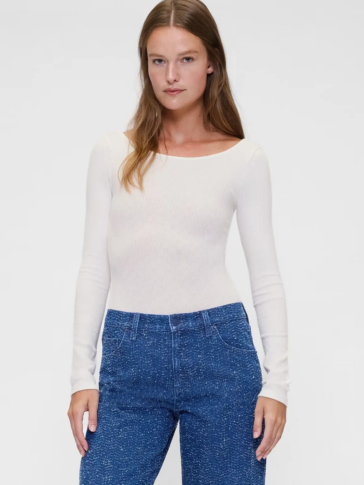 GapStudio Pointelle Bodysuit