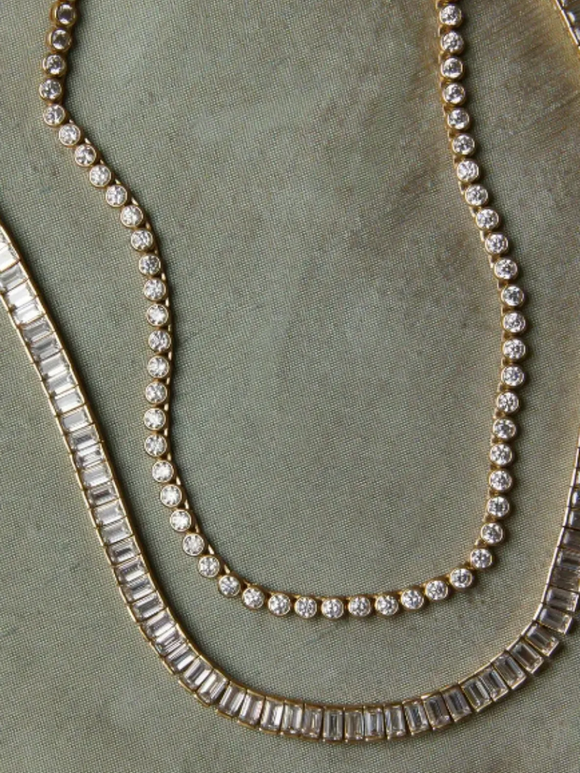 HART Baguette Tennis Necklace