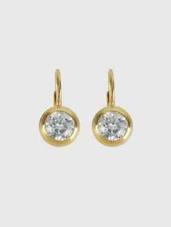 HART Bezel Drop Earrings