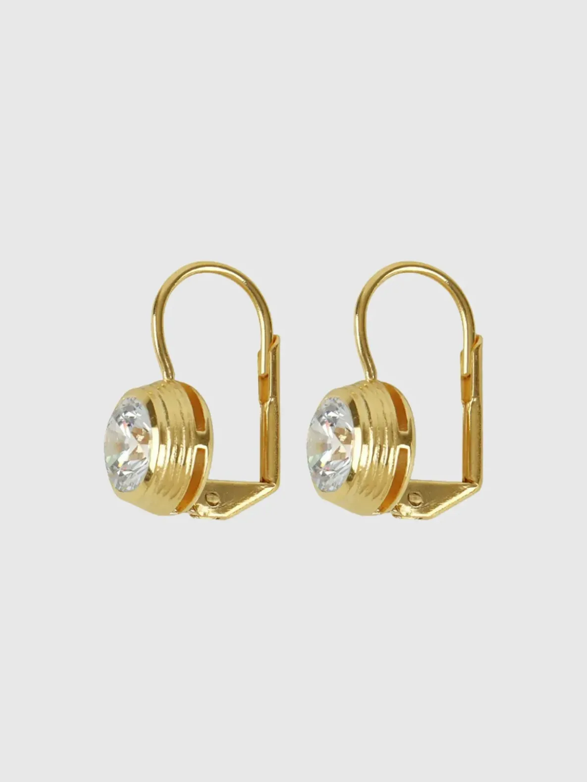 HART Bezel Drop Earrings