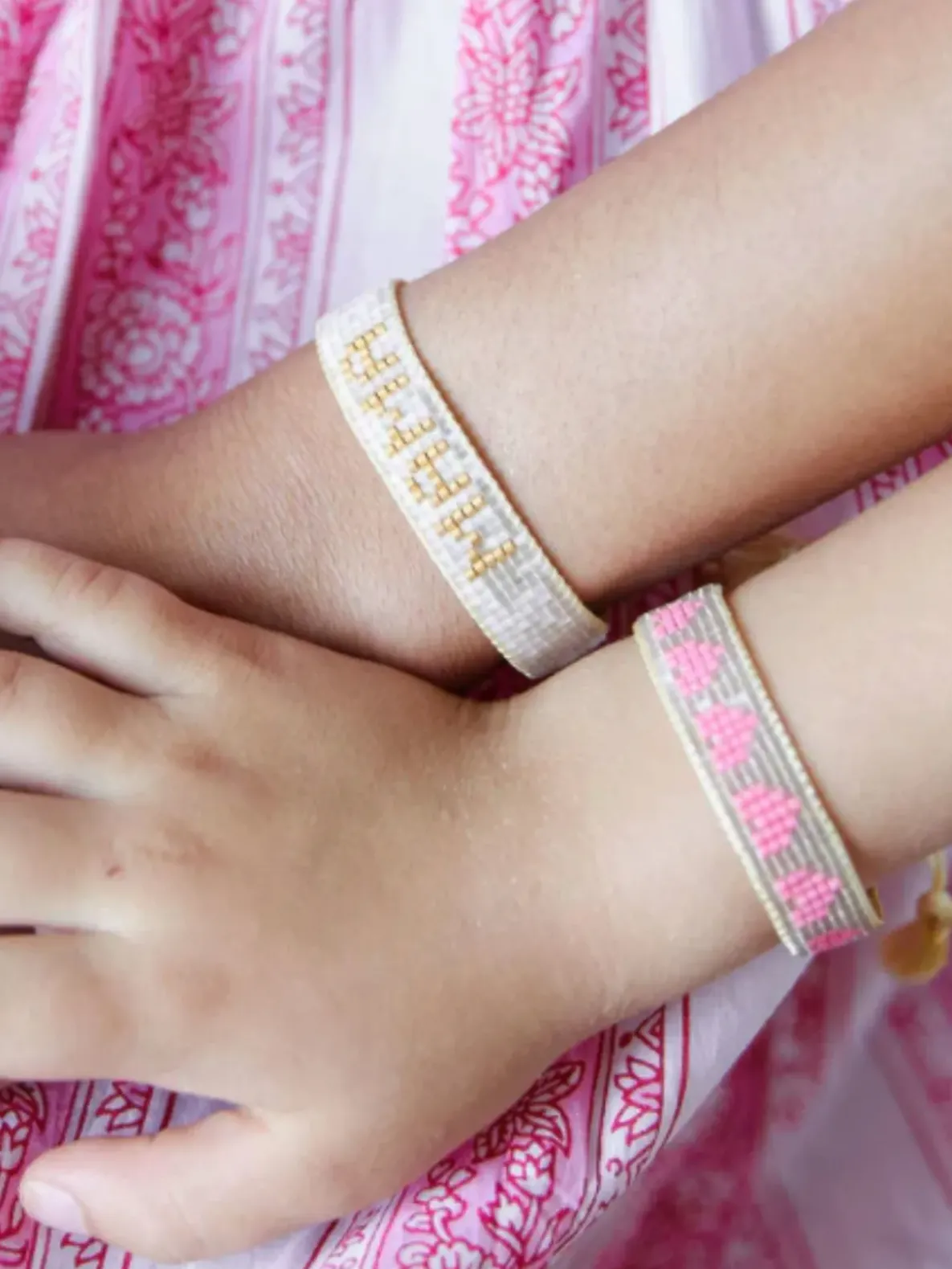 HART Mini and Me Gold MAMA and Pink Hearts