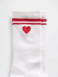 Heart Crew Socks