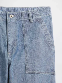 Heavyweight Chambray Baggy Trouser Jeans