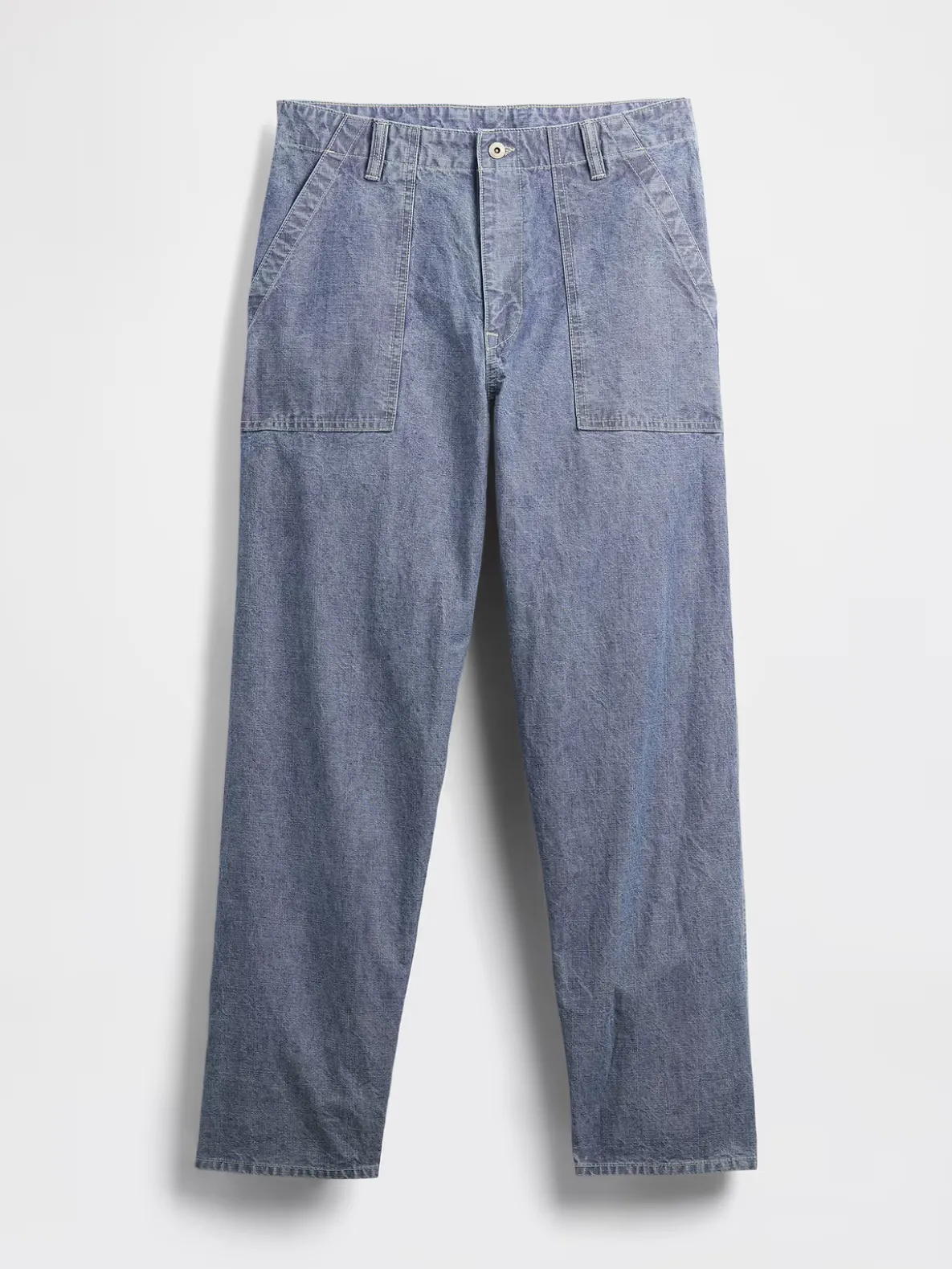 Heavyweight Chambray Baggy Trouser Jeans