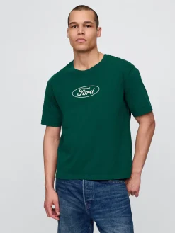 Heavyweight Ford Graphic Crop T-Shirt