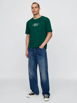 Heavyweight Ford Graphic Crop T-Shirt