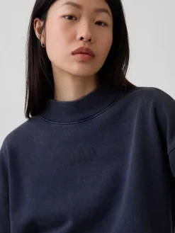 Heavyweight French Terry Oversized Mockneck Sweatshirt