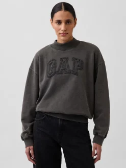 Heavyweight French Terry Oversized Mockneck Sweatshirt