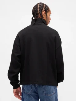 Heavyweight Oversized Quarter-Zip Pullover