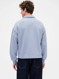 Heavyweight Oversized Quarter-Zip Pullover