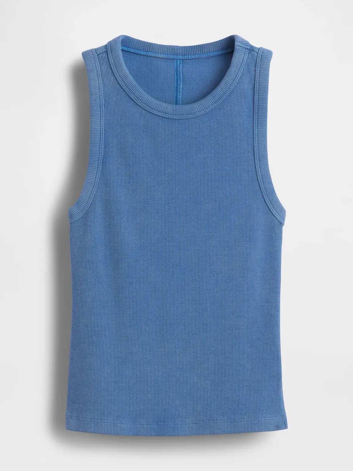 Heavyweight Rib Halter Tank Top