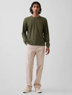 Heavyweight Twill Relaxed Straight Khakis
