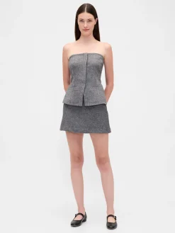 Herringbone Mini Skort