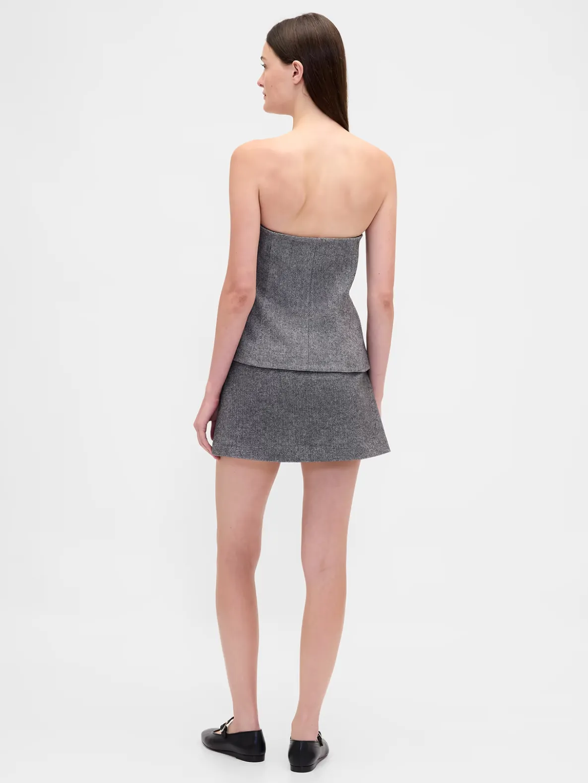 Herringbone Mini Skort