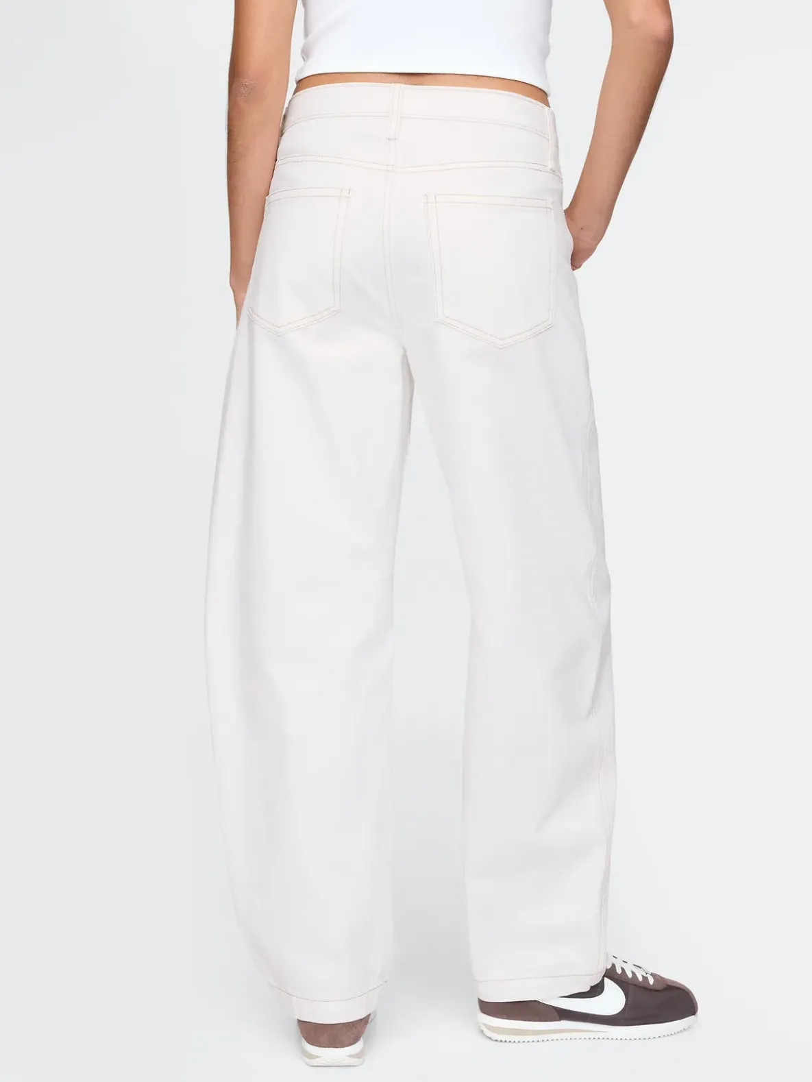 High Rise Barrel Carpenter Jeans