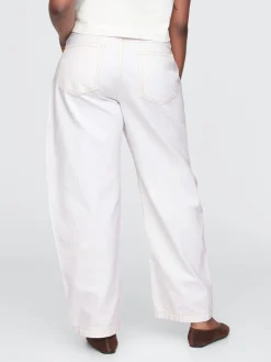 High Rise Barrel Carpenter Jeans