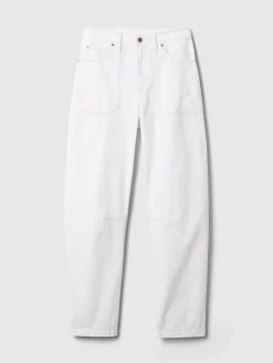 High Rise Barrel Carpenter Jeans