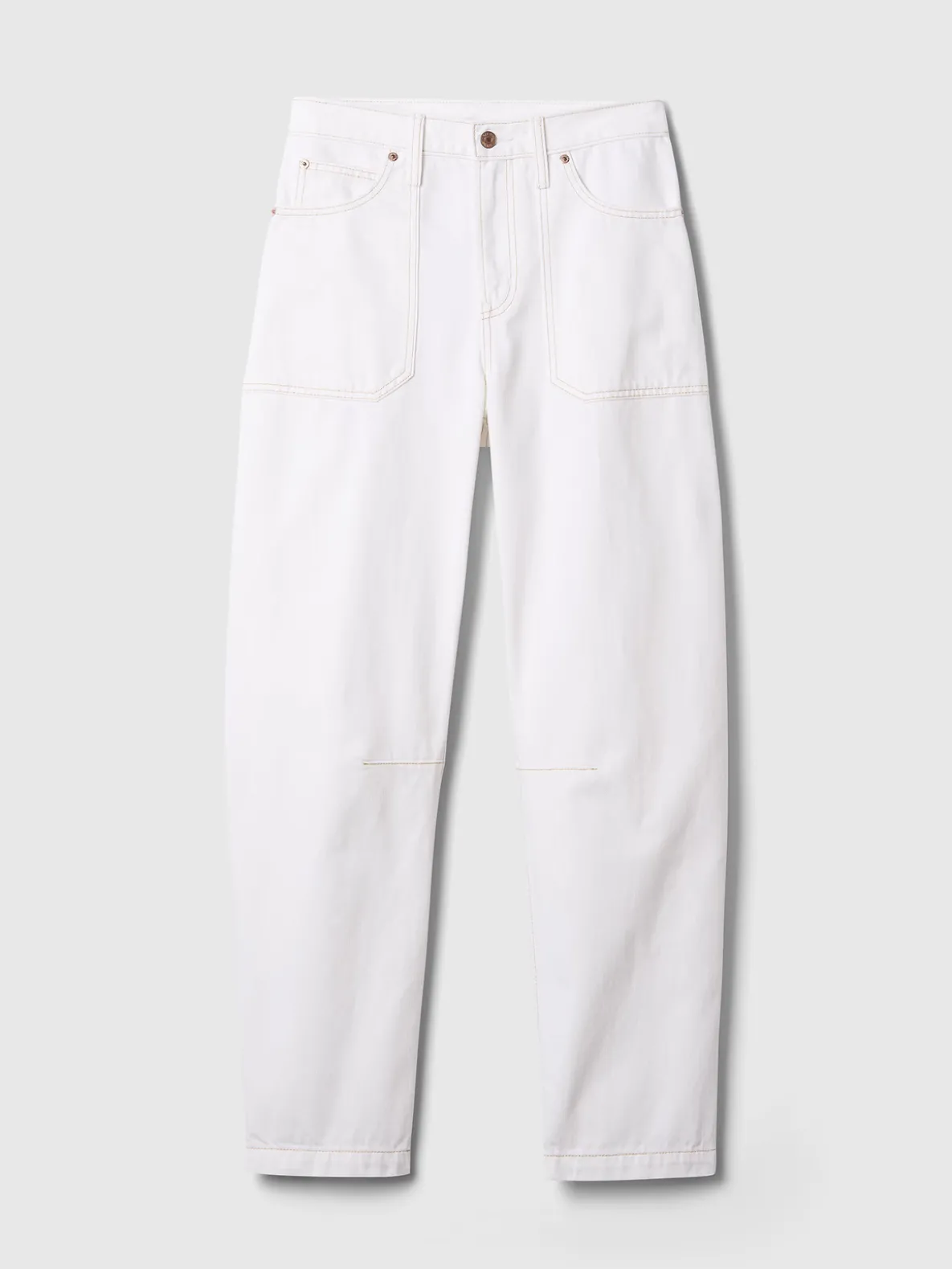 High Rise Barrel Carpenter Jeans