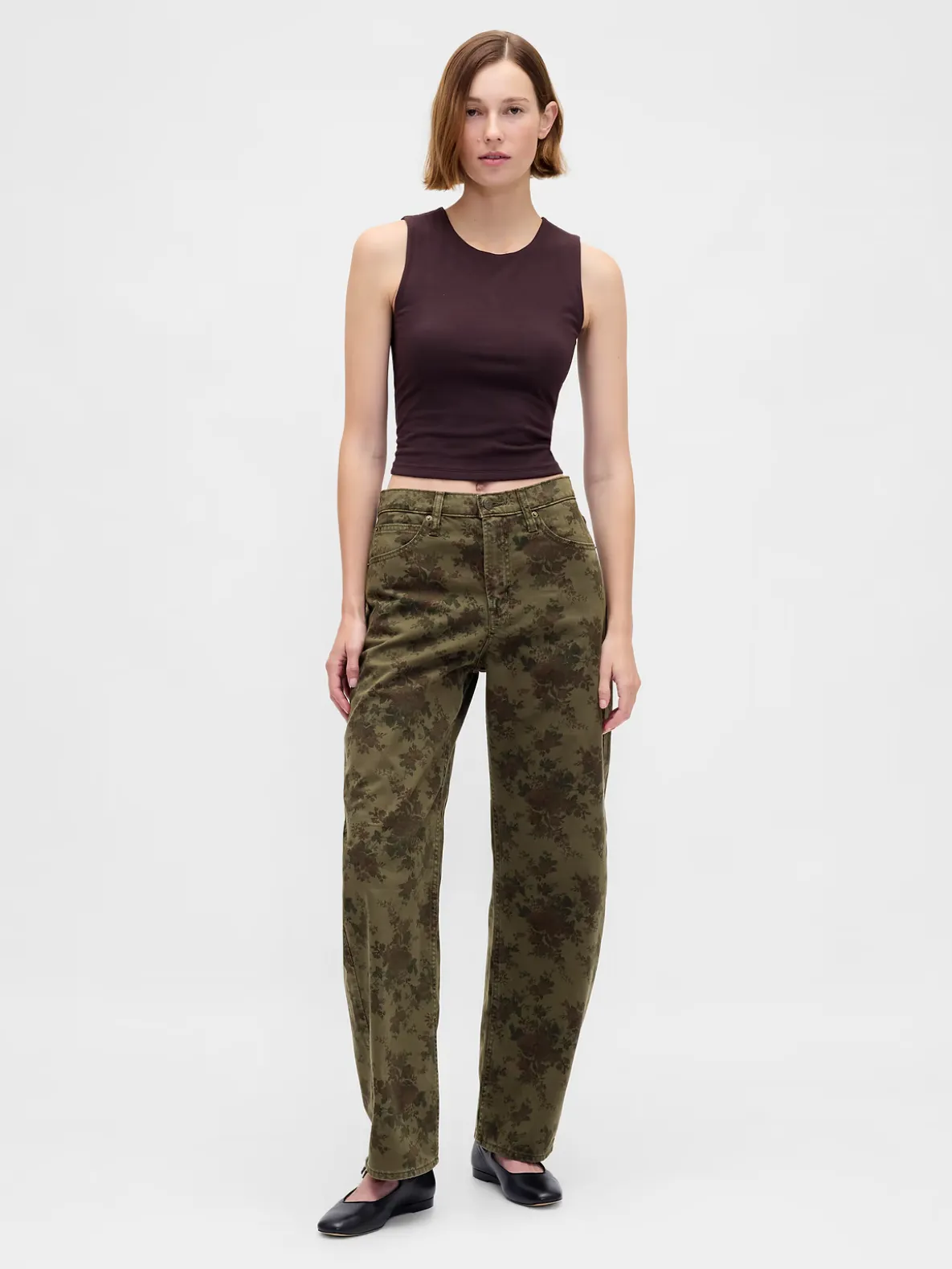 High Rise Barrel Jeans