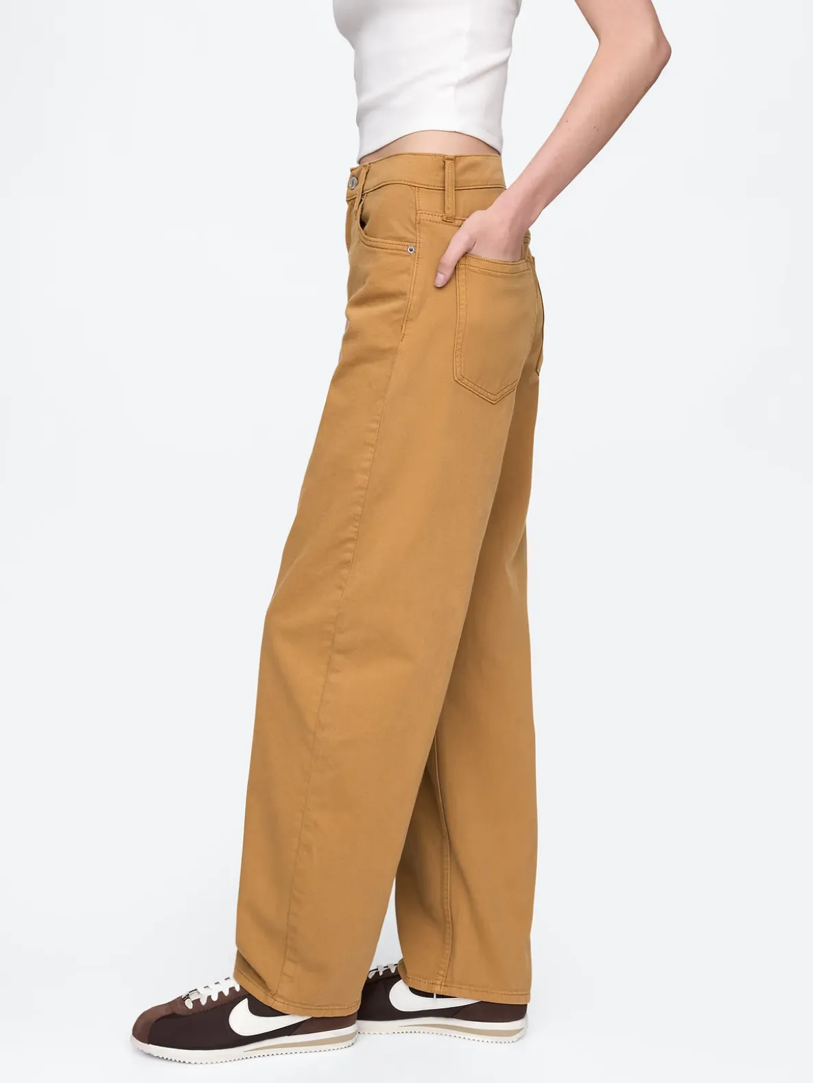 High Rise Barrel Jeans