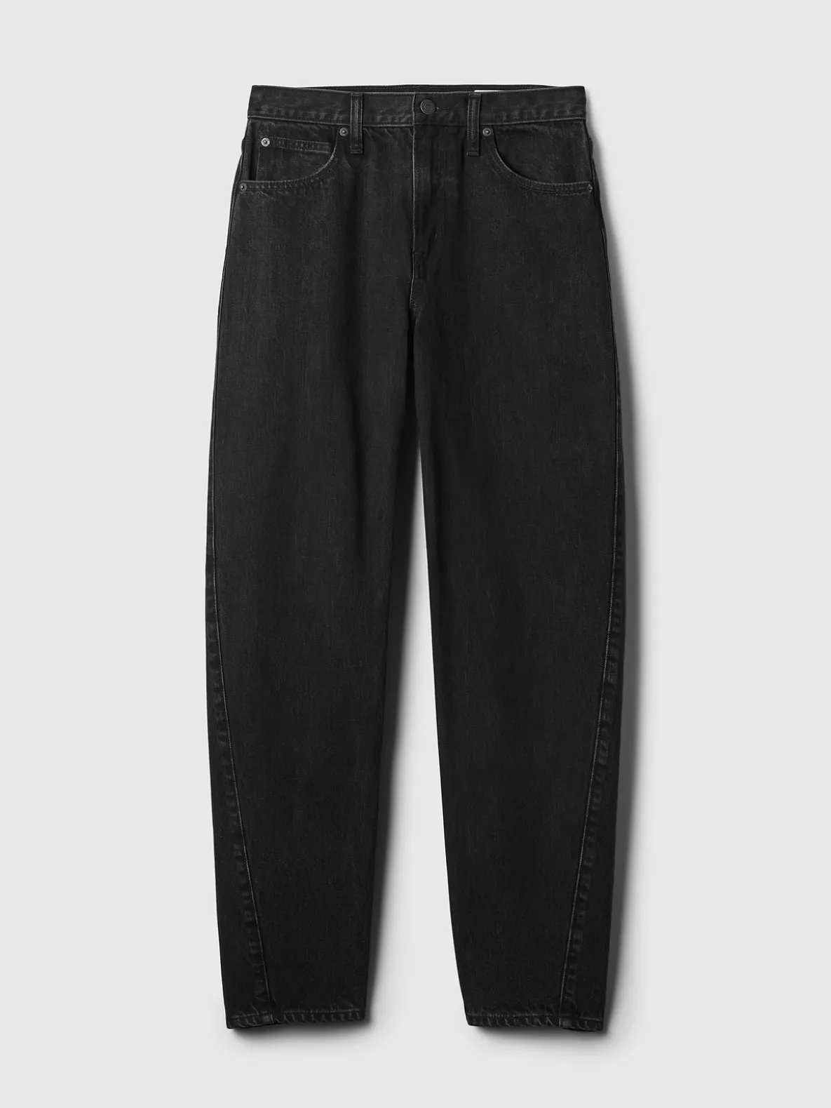 High Rise Barrel Jeans