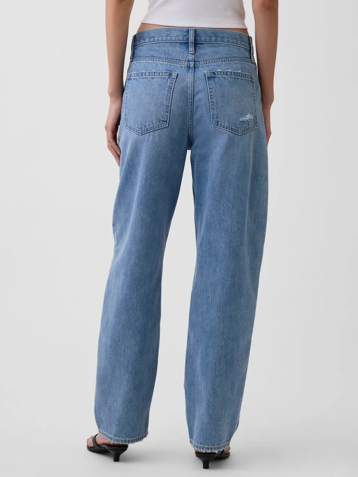 High Rise Barrel Jeans