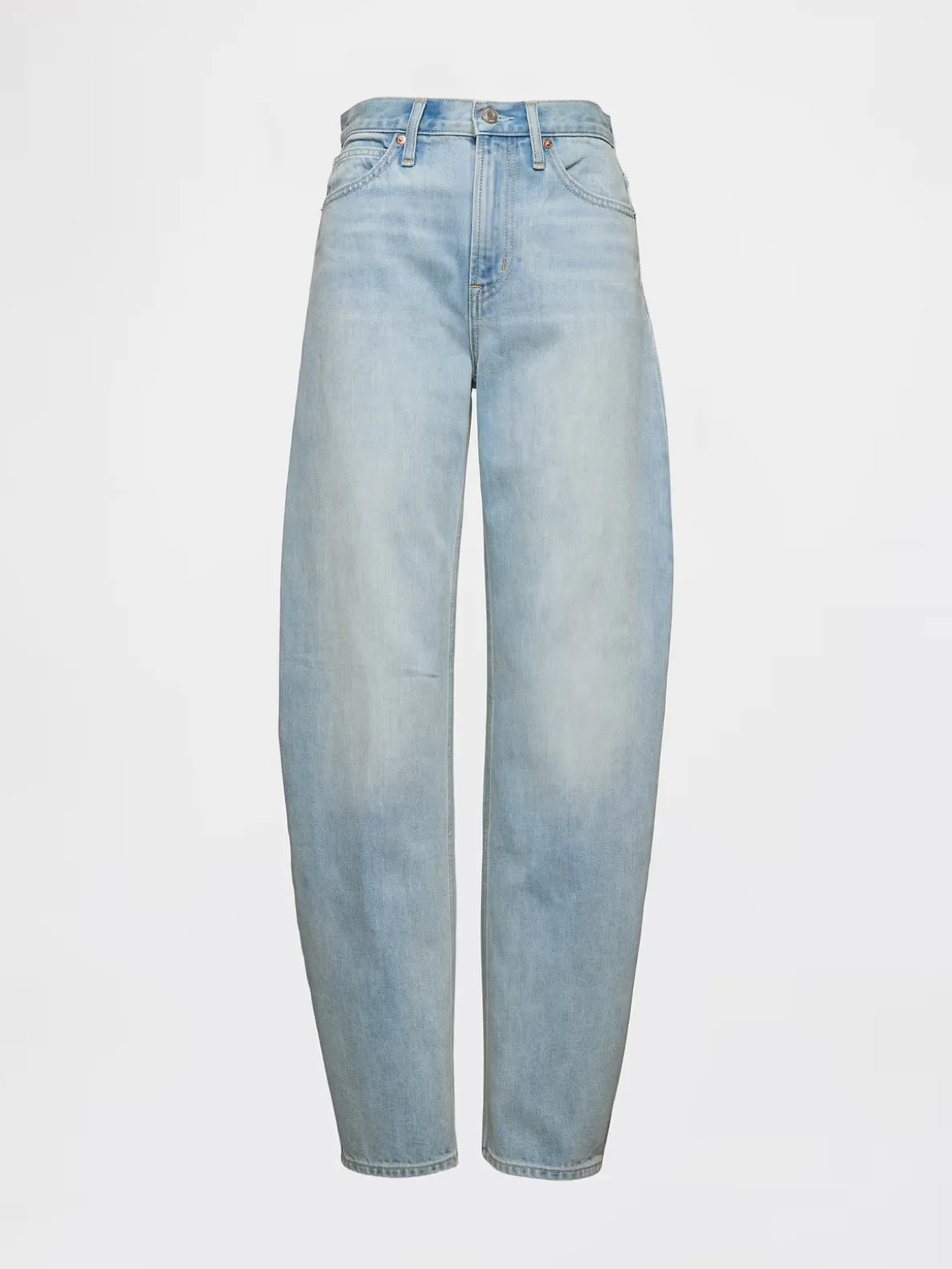 High Rise Barrel Jeans