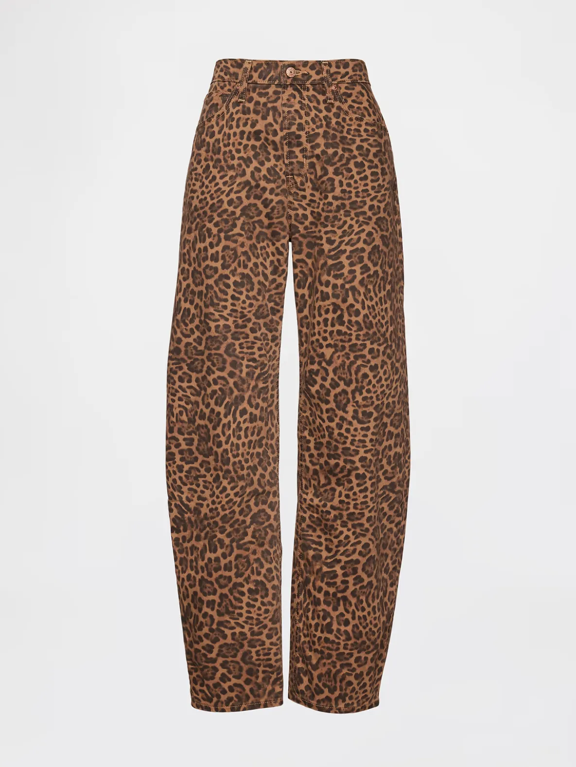 High Rise Barrel Jeans