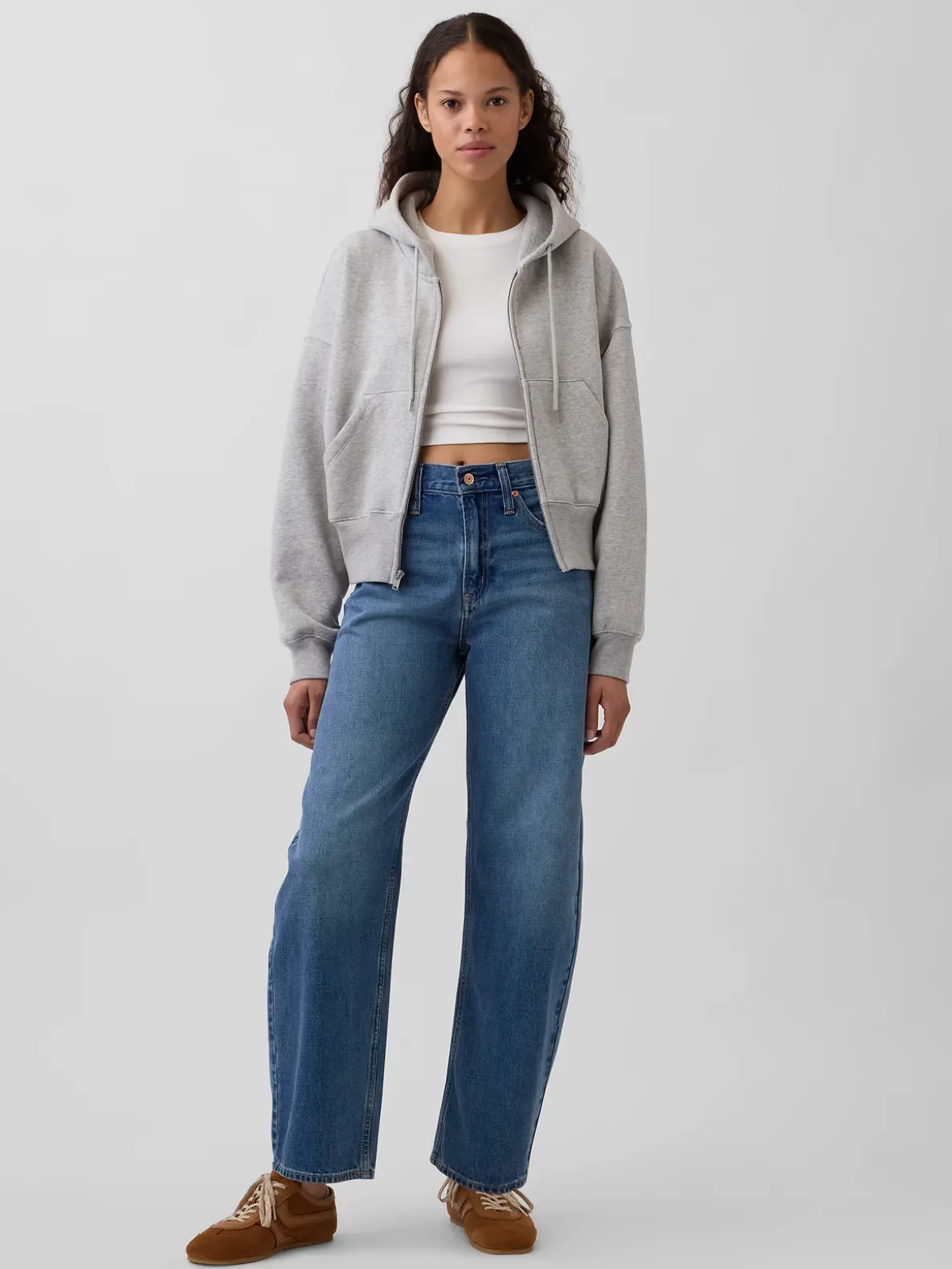 High Rise Barrel Jeans