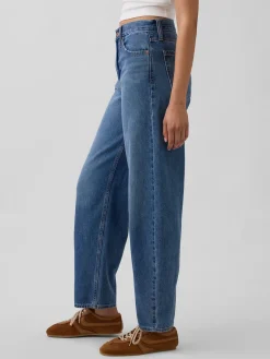 High Rise Barrel Jeans