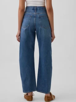 High Rise Barrel Jeans