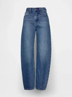 High Rise Barrel Jeans
