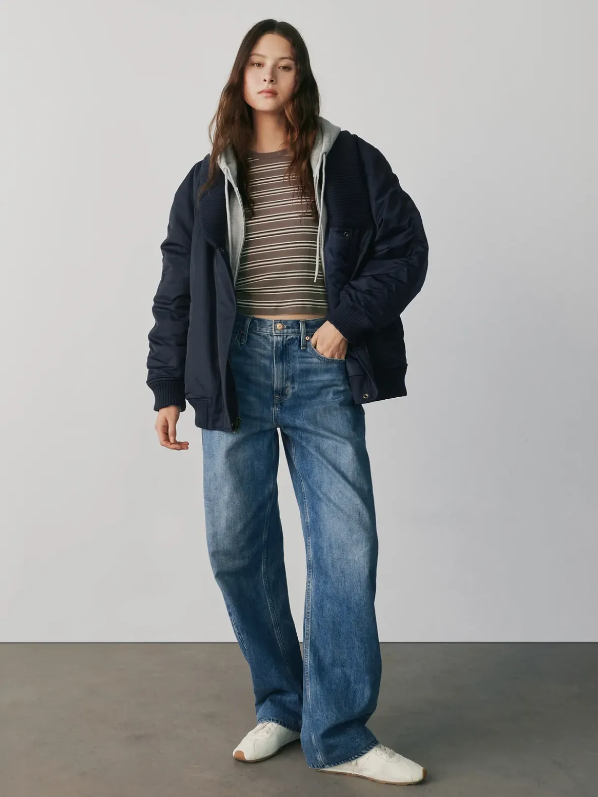 High Rise Barrel Jeans