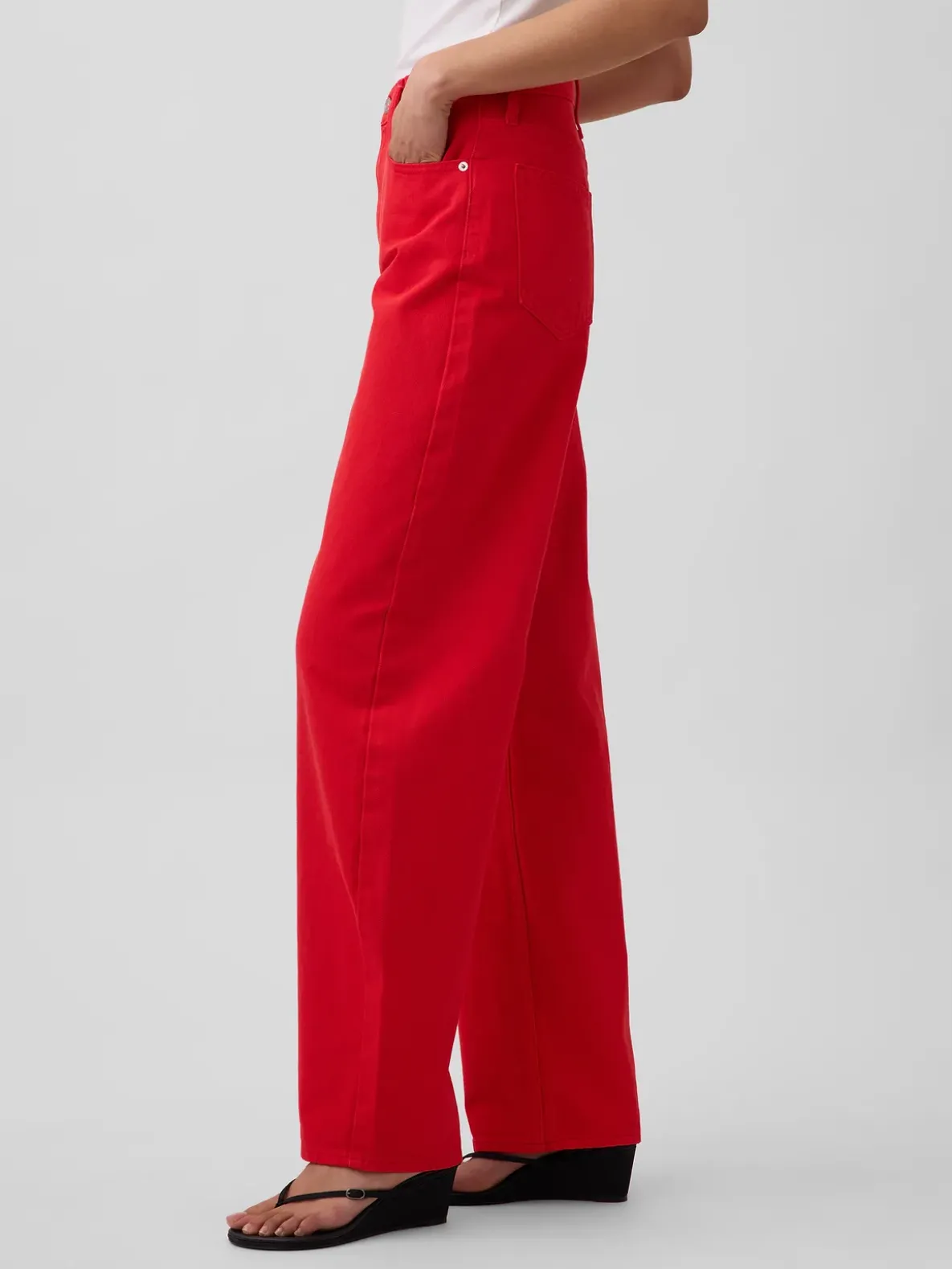 High Rise Barrel Jeans