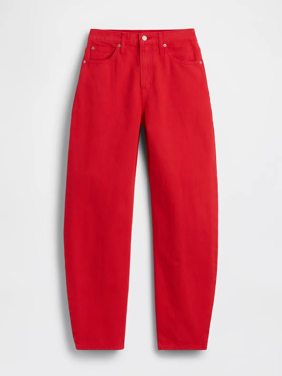 High Rise Barrel Jeans