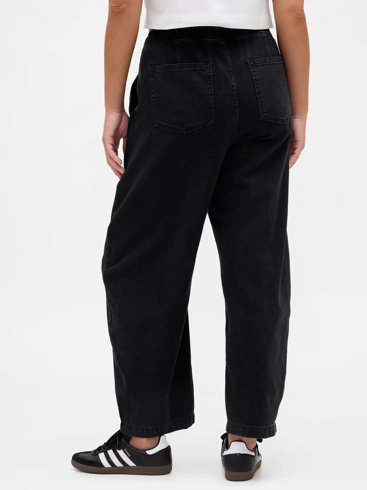 High Rise Barrel Jeans