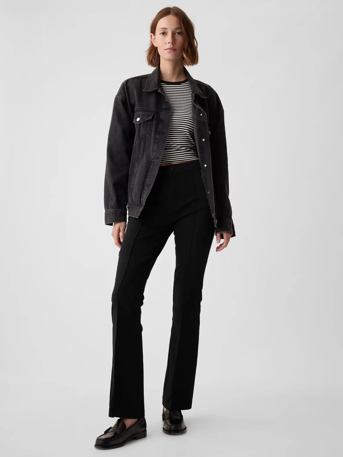 High Rise BiStretch Flare Pants