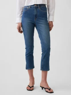 High Rise Capri Jeans