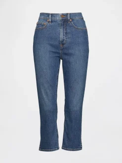 High Rise Capri Jeans