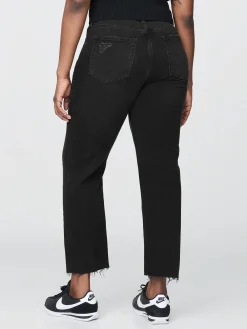 High Rise Cheeky Straight Jeans