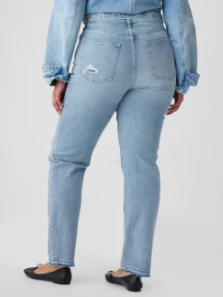 High Rise Cheeky Straight Jeans