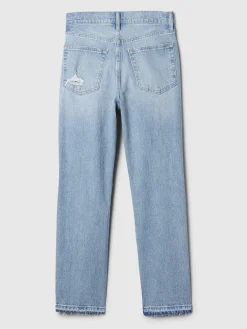 High Rise Cheeky Straight Jeans