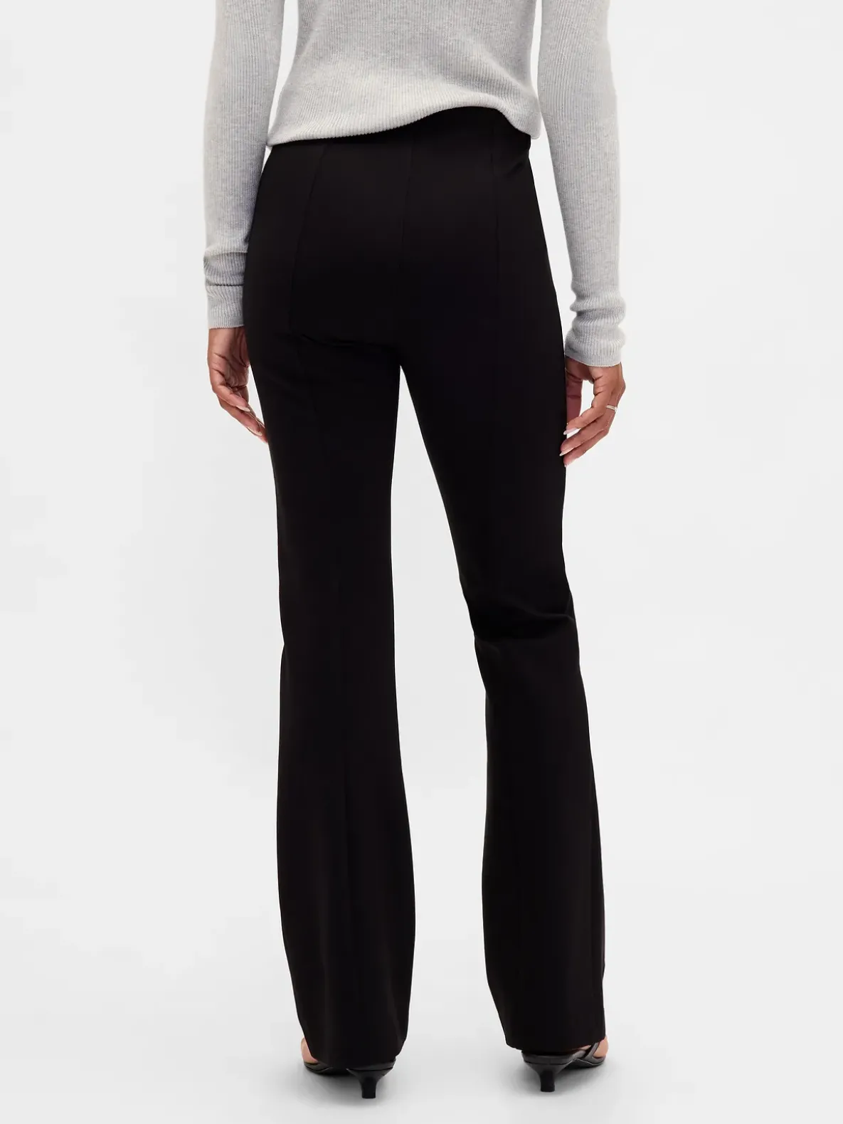 High Rise Double Knit Boot Pants