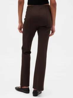 High Rise Double Knit Boot Pants